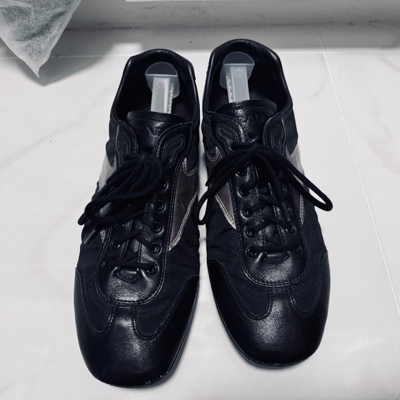 Men's Prada Sneakers, Blue/Silver - Picture 5 of 5